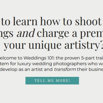 Rebecca Yale – Weddings 101 Masterclass